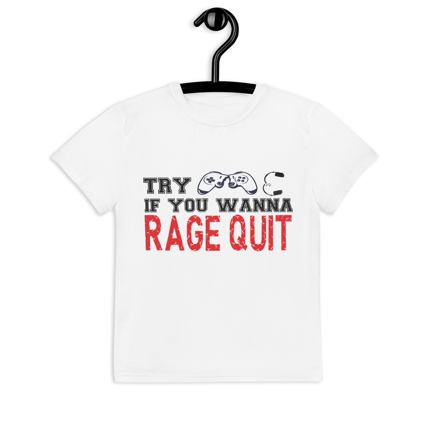 EXAMPLE MERCH-Shirts:  Streamer Series - Youth - Rage Quit