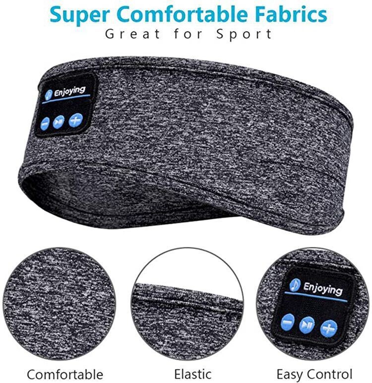 Sleeping Headphones Wireless Bluetooth Headband Eye Mask - GREAT FOR ANXIETY