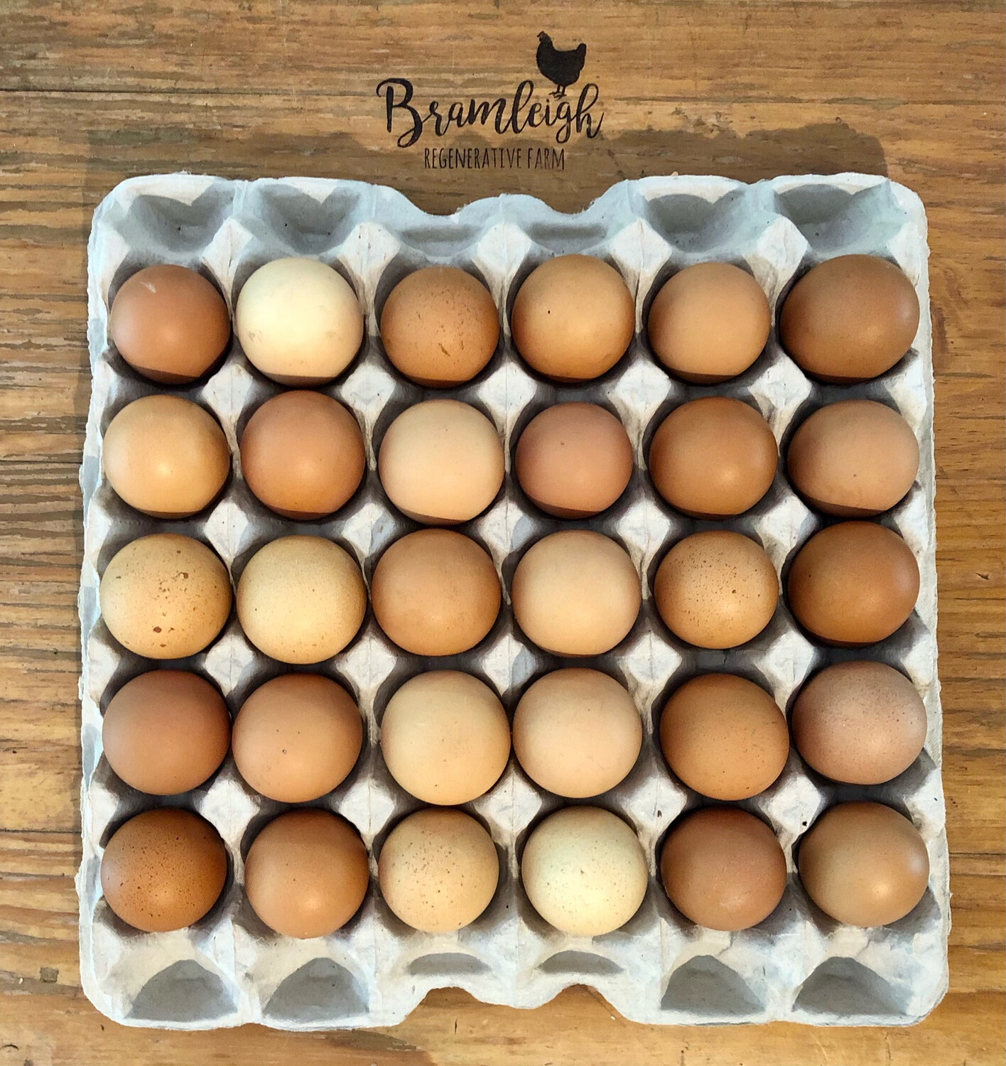 Eggs - Tray of 30 Pasture Raised (Mixed)