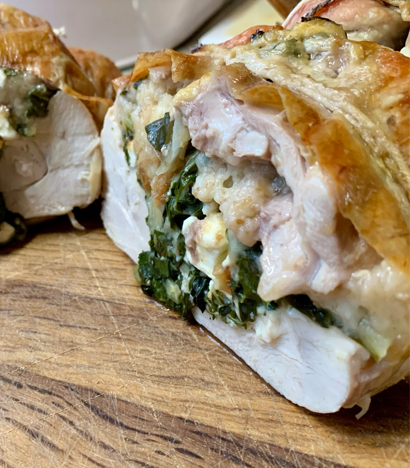 Deboned Whole Chicken (Spinach &amp; Feta Stuffing) X-SMALL (1kg)
