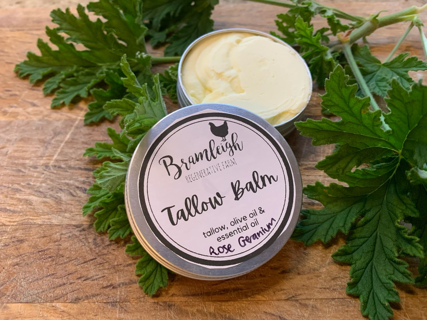 Whipped Tallow Balm 60g - Rose Geranium