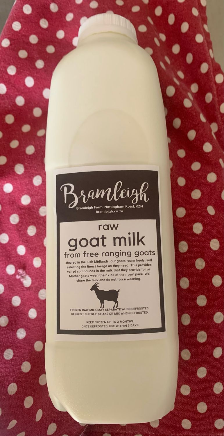 Goats Milk (raw) 1L - Frozen