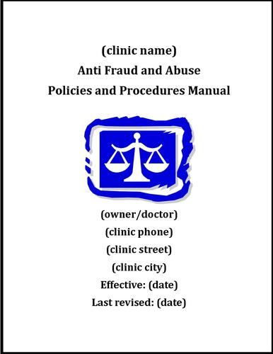OIG Anti-Fraud, Waste and Abuse Compliance Manual (Includes Code of Ethical Conduct) 0000005