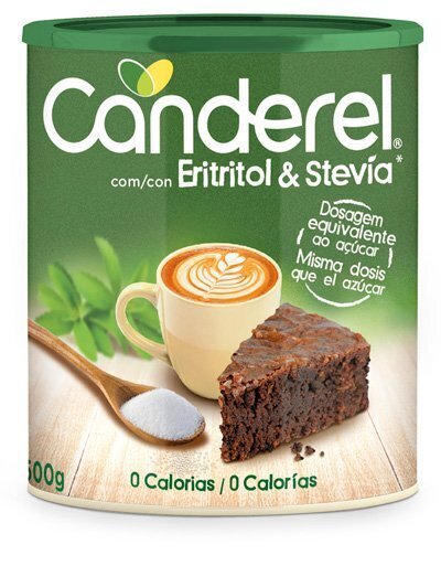 CANDEREL edulcorante de eritritol y stevia lata 500 g