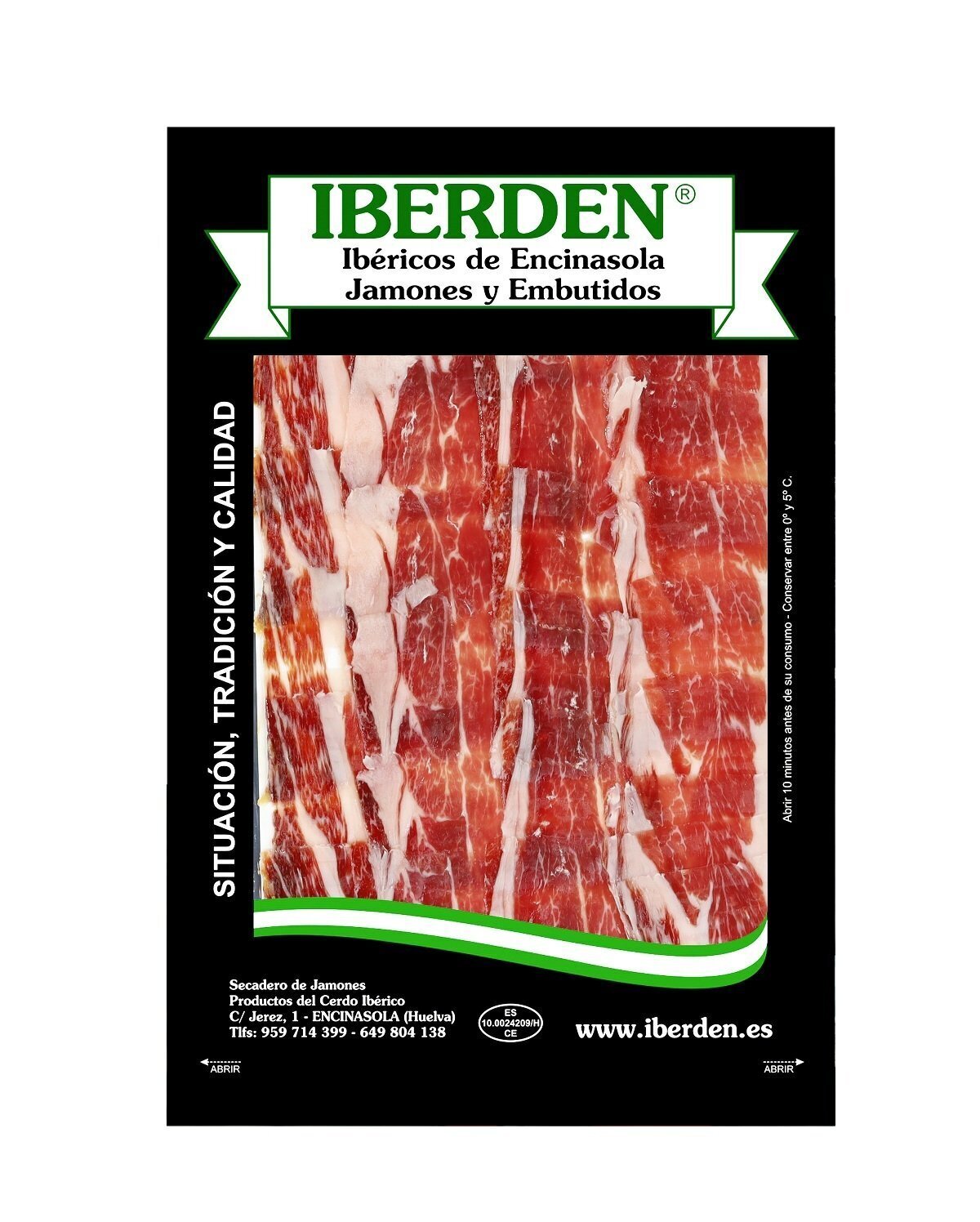 Loncheado de Jamón Tradición en sobre de 100 gramos