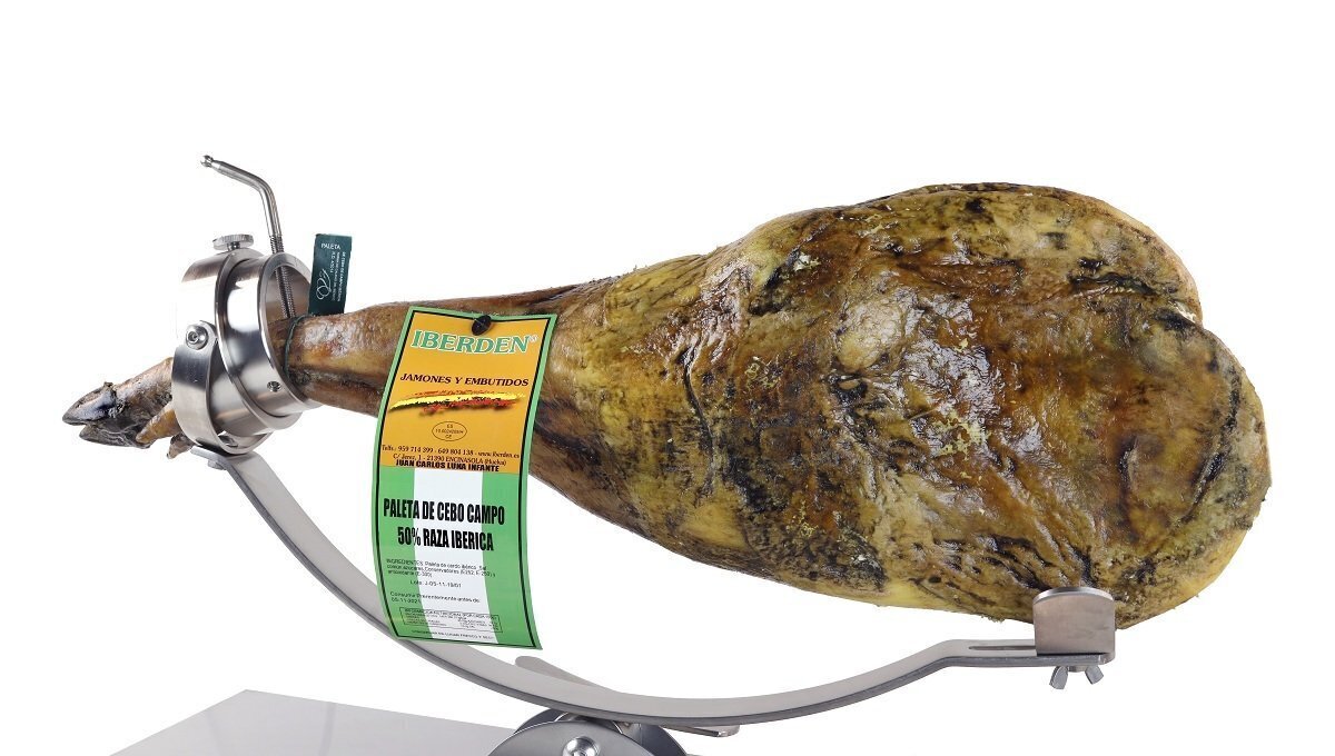 Paleta de Huelva 50% Ibérico Cebo de Campo Etiqueta Verde