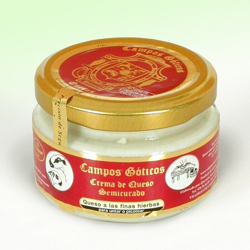 Crema de Queso A las Finas Hierbas de Oveja Churra de Palencia en Tierra de Campos