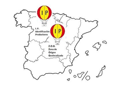 AgroCity Map por origen y geolocalización. Comunidades Autónomas.