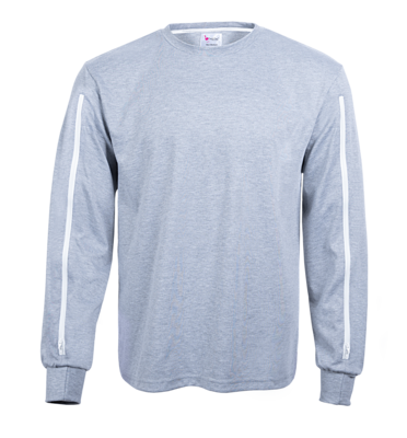 ComfyAccess® Men's Arm Infusion Shirt (Grey)