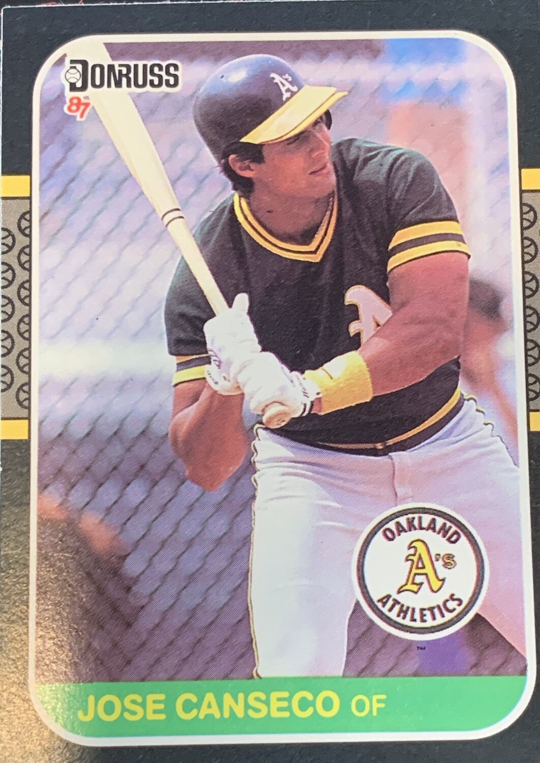 DonRuss 87 Jose Canseco