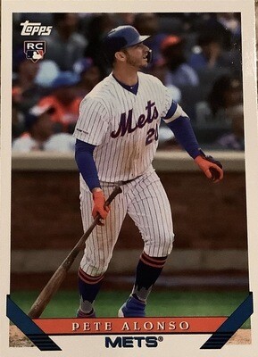 Topps Pete Alonso Rookie Card