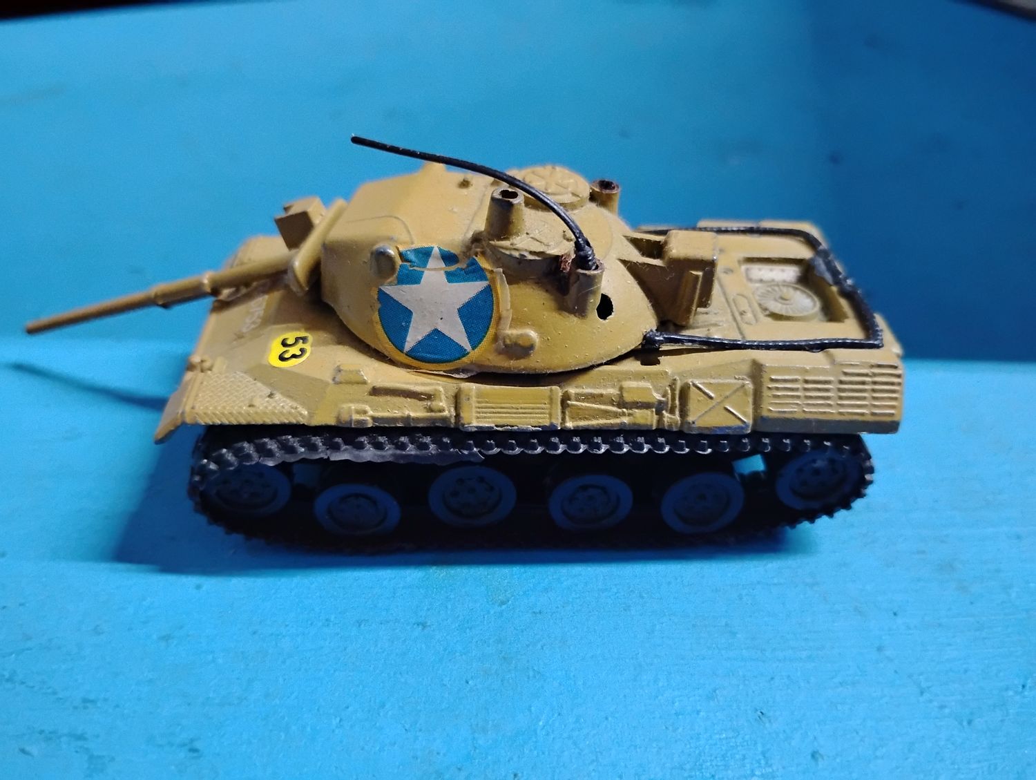 Vintage Leopard diecast tank