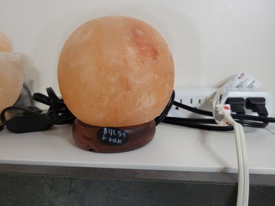 Mini Globe Shape Salt Lamp 5" Diameter