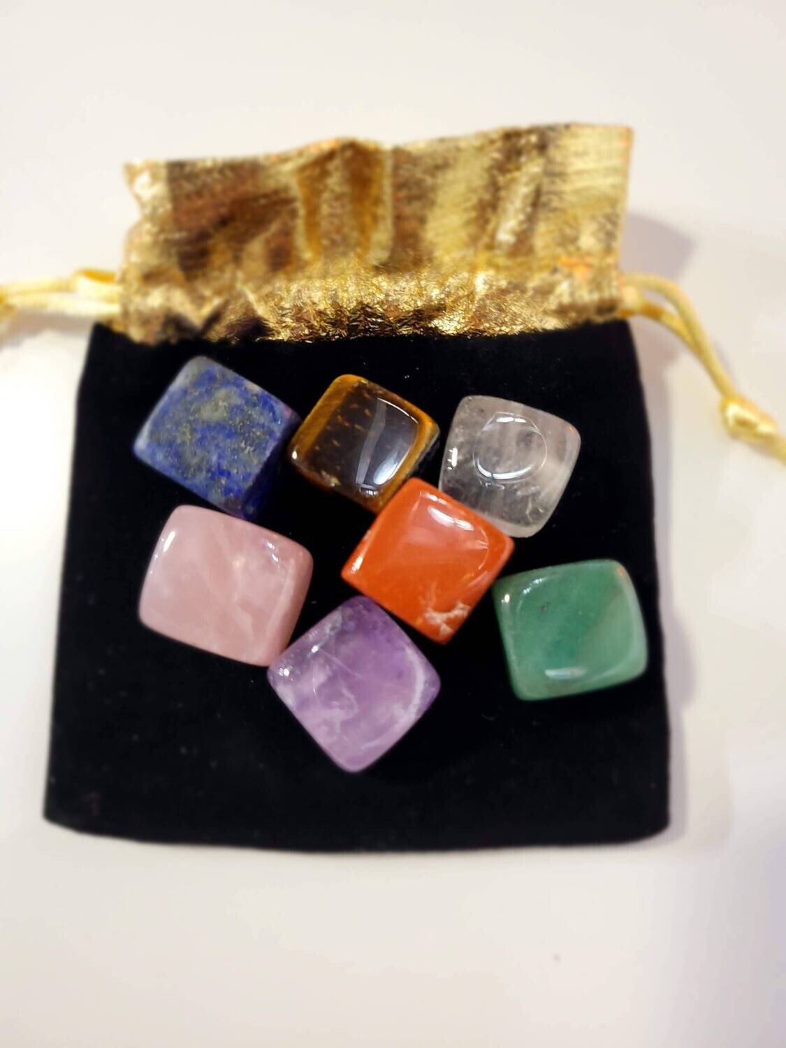 Chakra Stone Set with Pouch