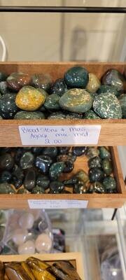 Bloodstone Or Moss Agate Polished