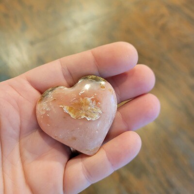 Pink Opal Heart, 30g