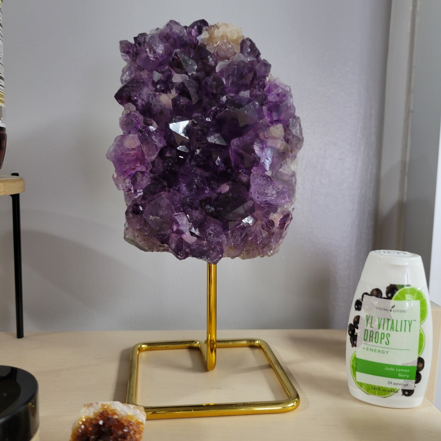 Large Amethyst Druzy on Stand
