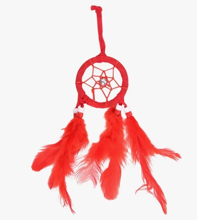 Red Mini Dream Catcher