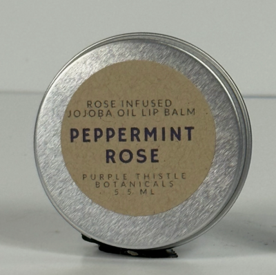 Peppermint Rose Lip Balm - Tin