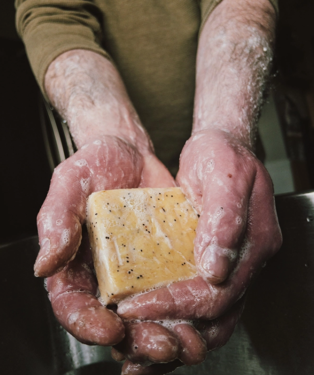 Mechanic’s Orange with Pumice &amp; Tea Tree Handcrafted Soap