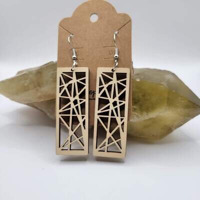 Abstract Rectangle Earrings