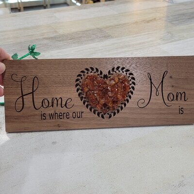 Home is Where Our Mom Is Sign