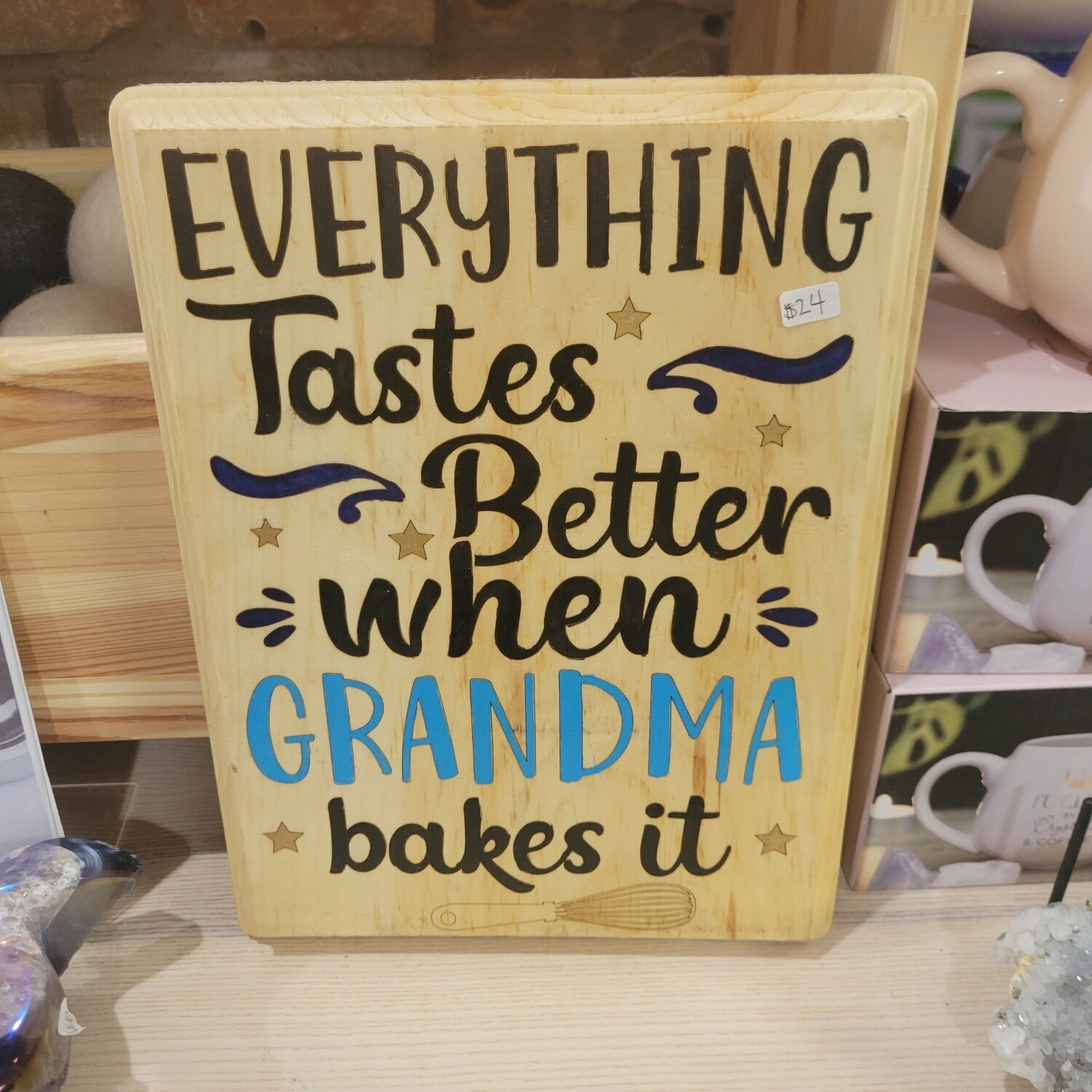 Grandma Bakes It Sign