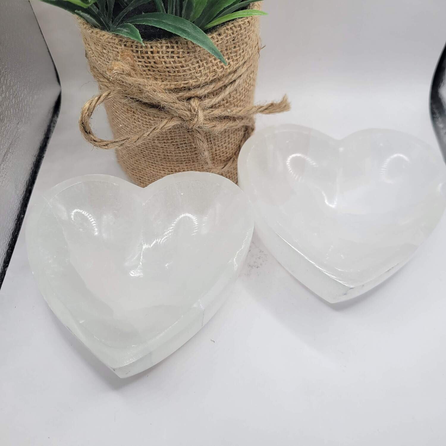 Selenite Heart Bowl