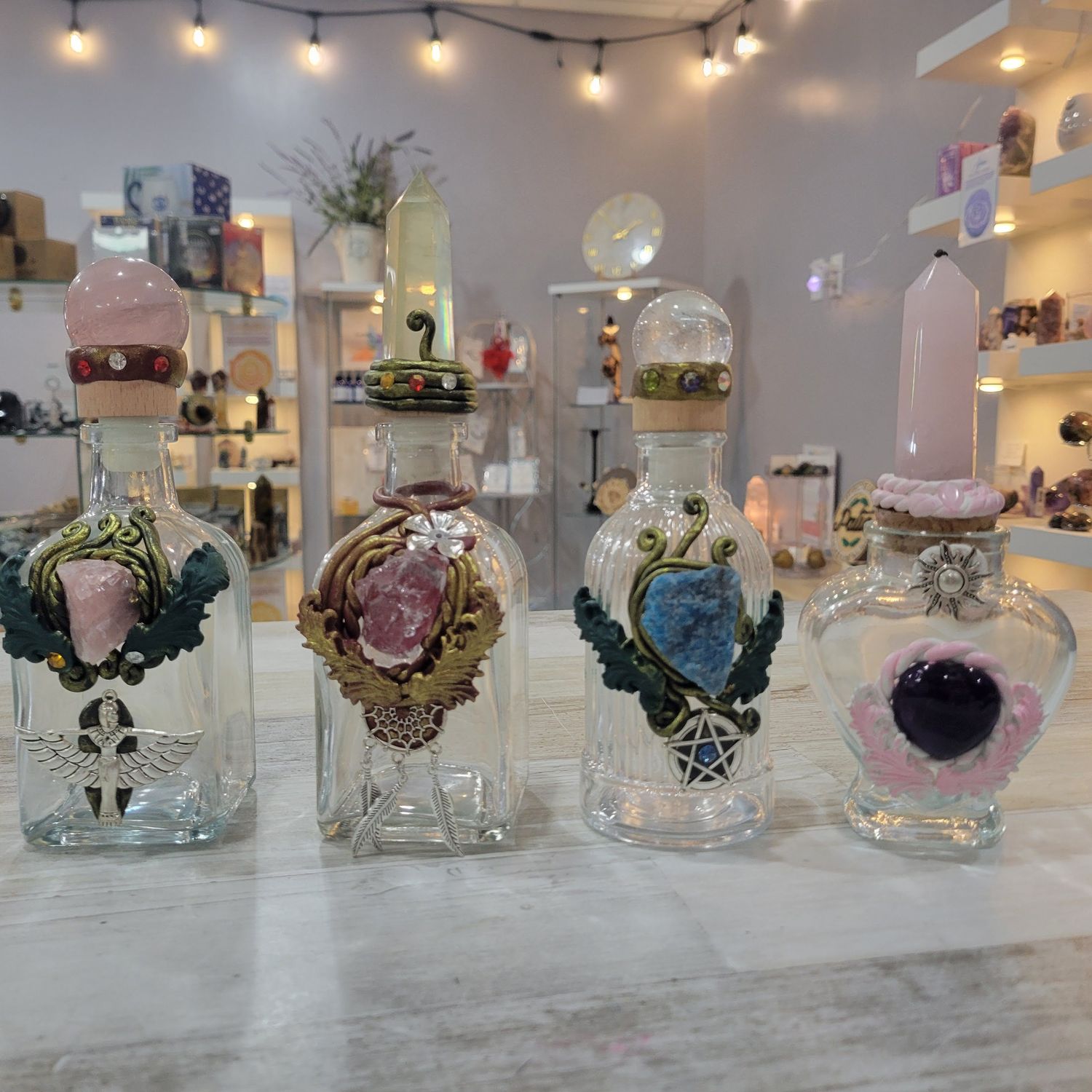 Crystal Spell/Potion Jars