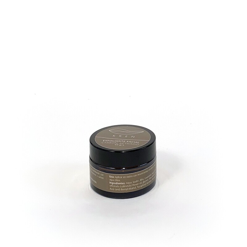 EXFOLIANTE FACIAL
CARBÓN ACTIVADO
100 grs