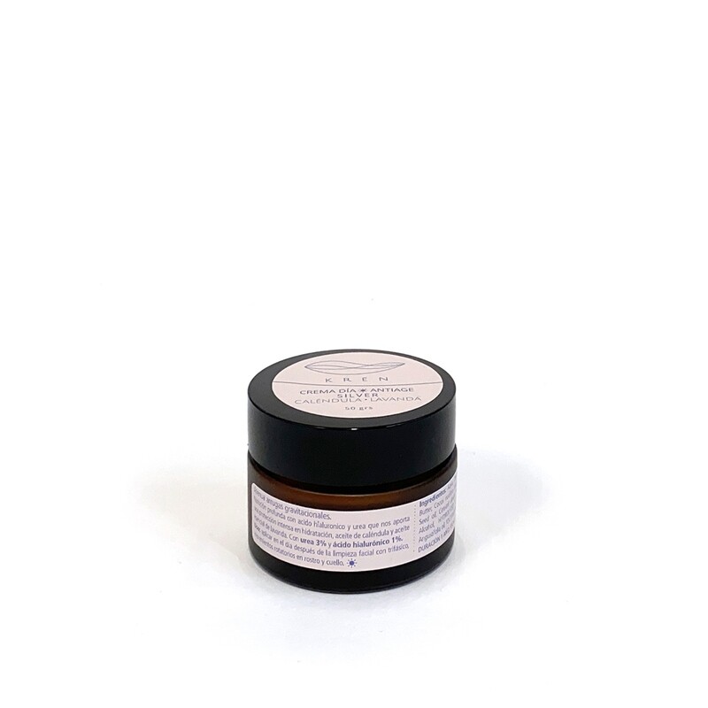 CREMA DÍA ANTIAGE SILVER CALÉNDULA · LAVANDA 50 grs