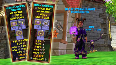 Wizard 101 Any Level Upgrade Character Max Stats Gear Package + Epic Pet Created
