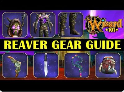 Wiz 101 Reaver Gear Farming, Entire Set, Hat, Robe, Boots, Wand, Athame, Amulet+