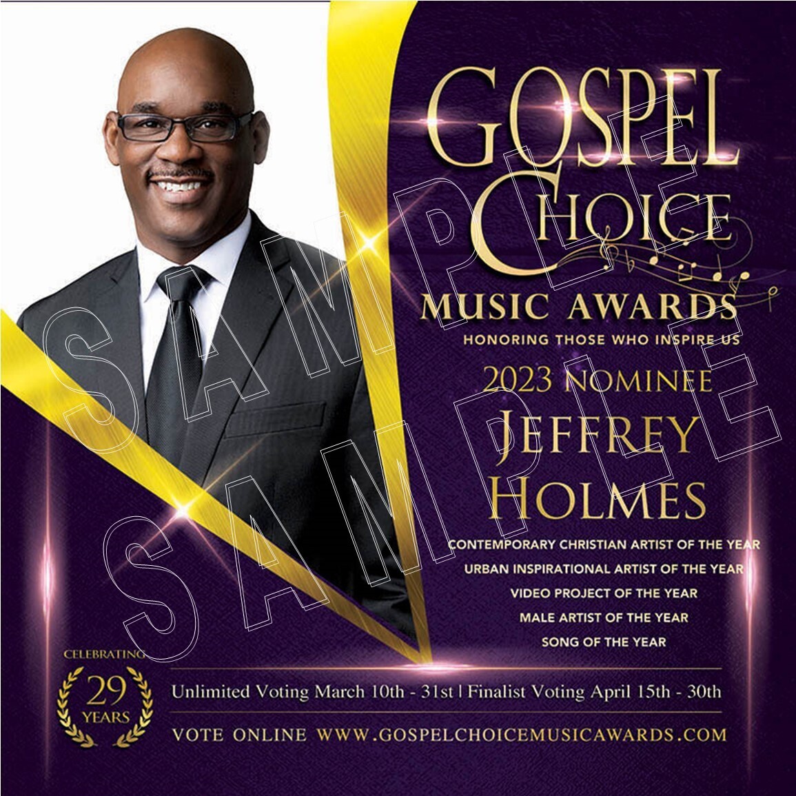 150 - GCMA Nominee/ Honoree Graphic