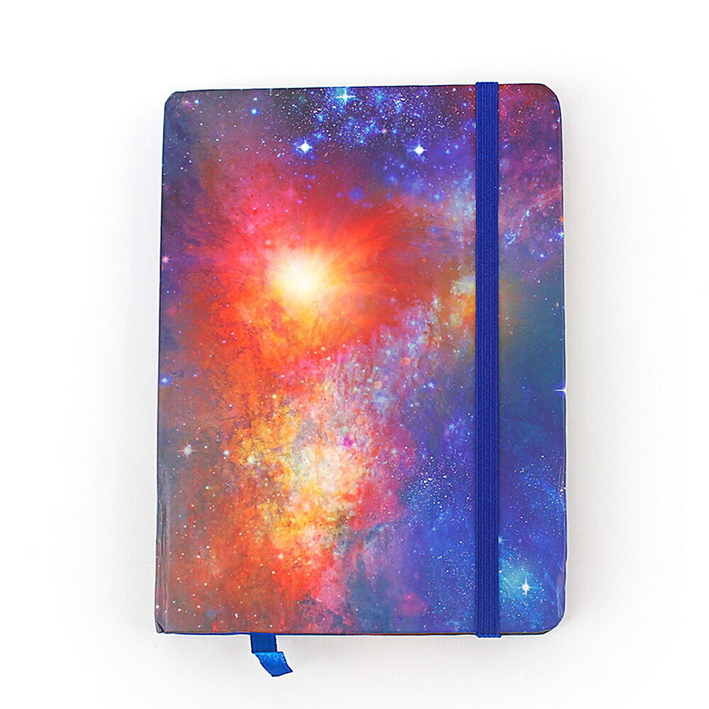 Novelty Paper Space Star Pattern Bandage Coil Book / Note Book Notepad For School Office Stationery A6