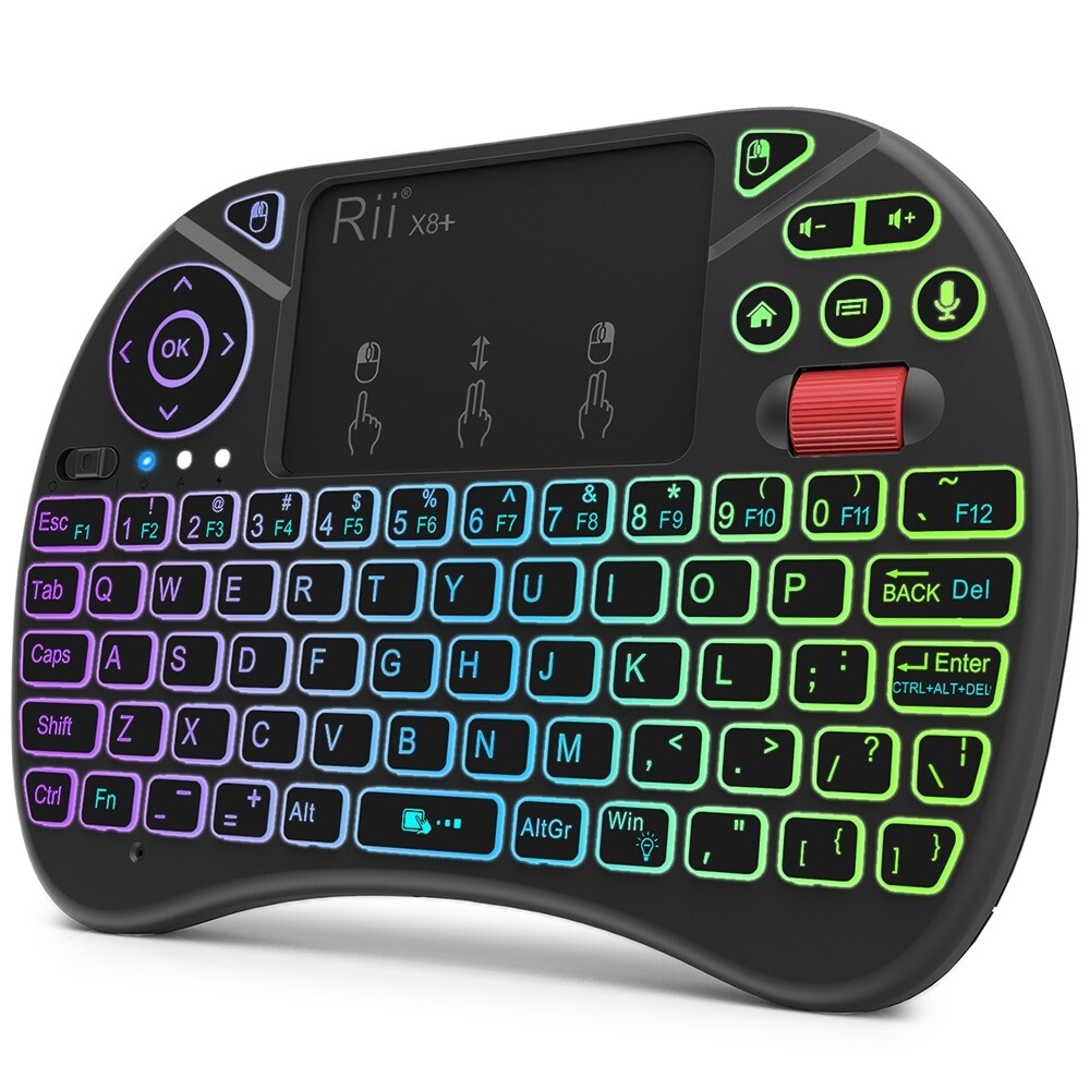 Rii X8 Plus 2.4GHz Wireless Air Mouse Keyboard with Touchpad