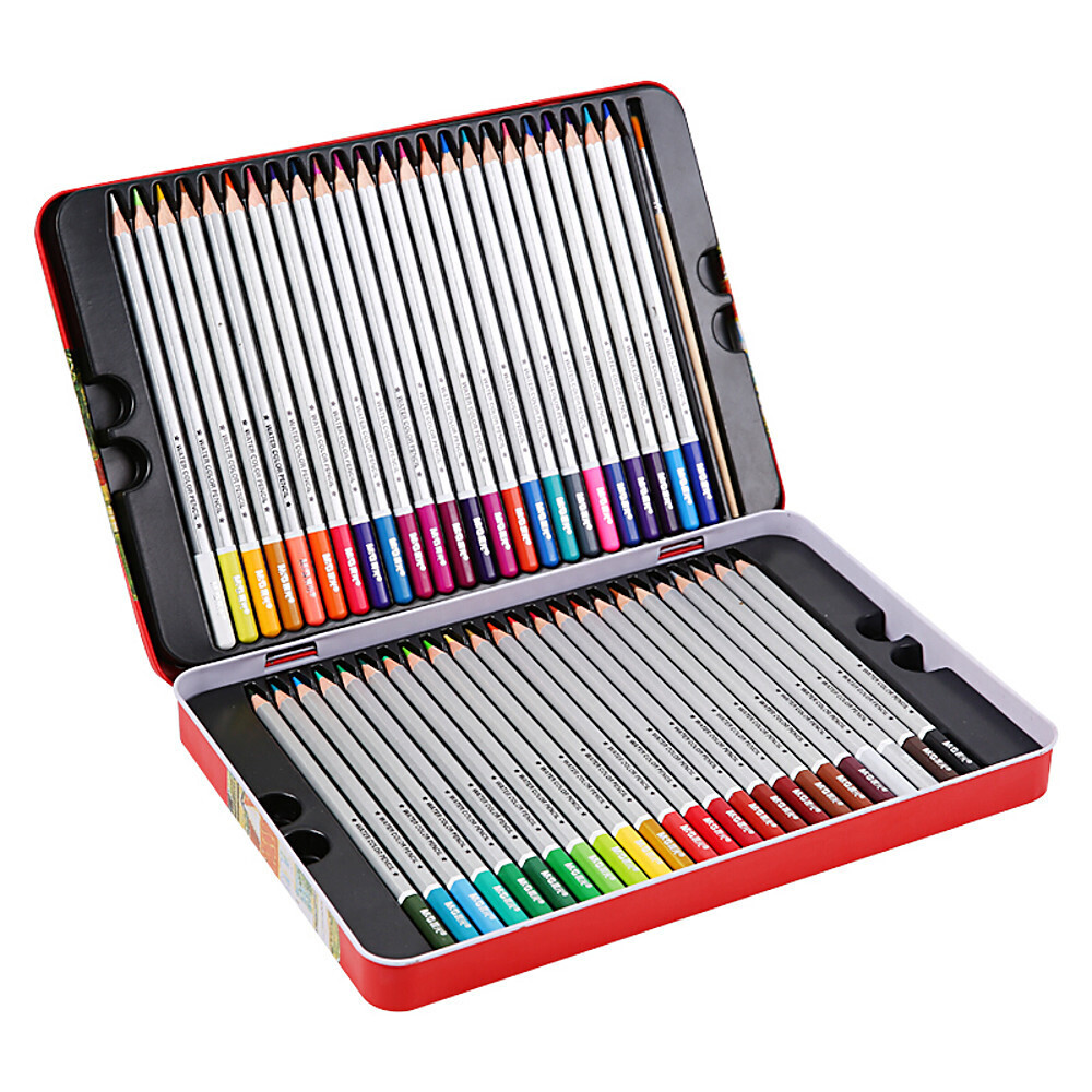 48 Colors M&G Watersoluble Colored Pencil Wood