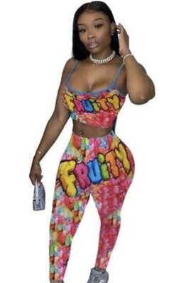 2pc Fruity FLAVA Leggings Set