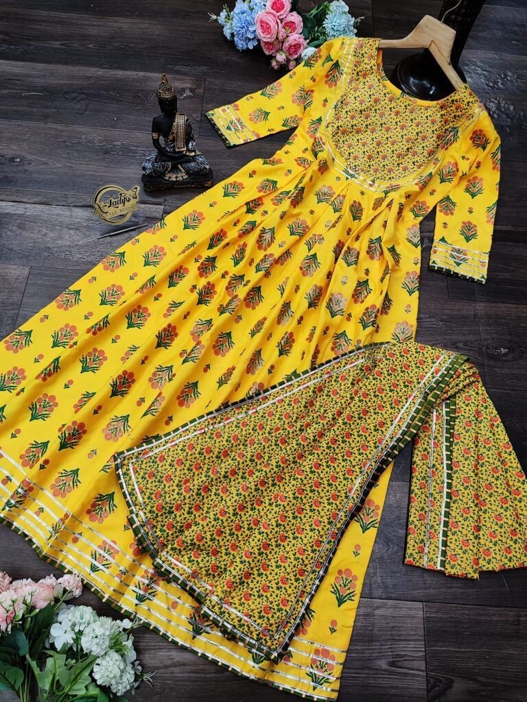 Anarkali gown with duppata