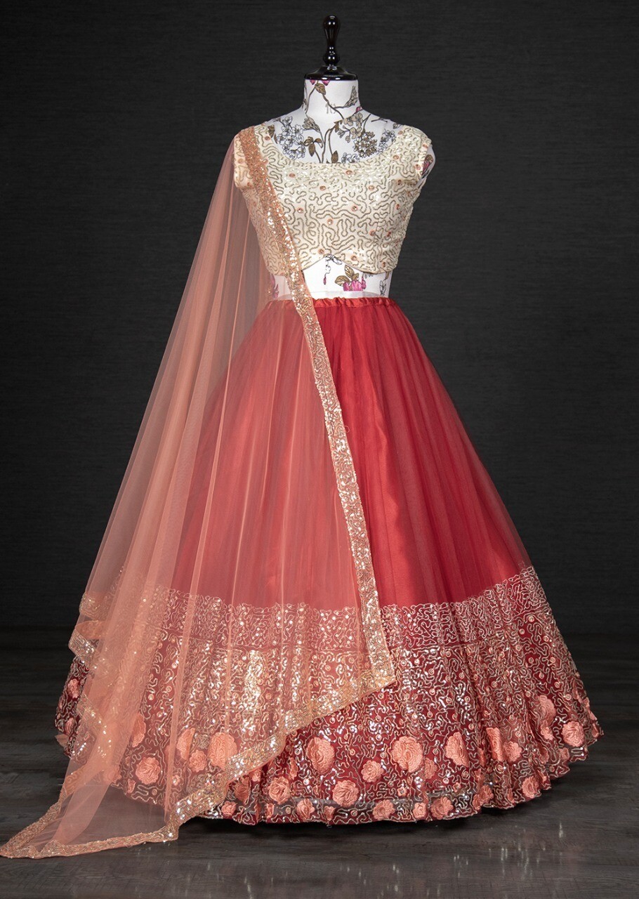 Net Lehenga  sets