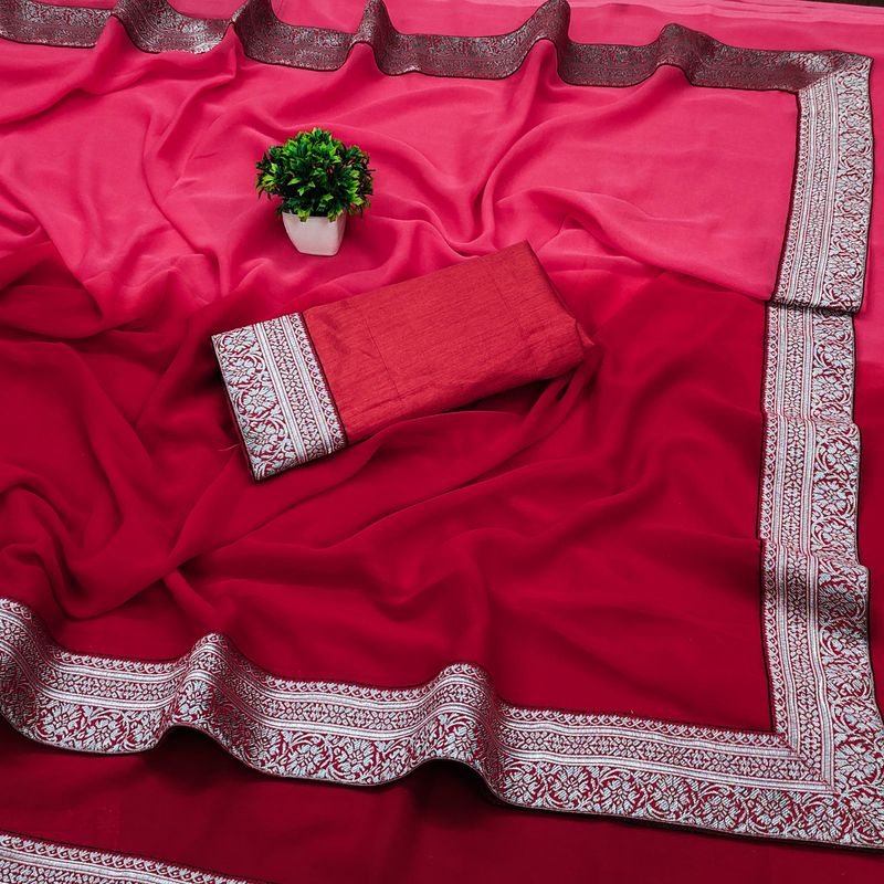 Dual color sarees