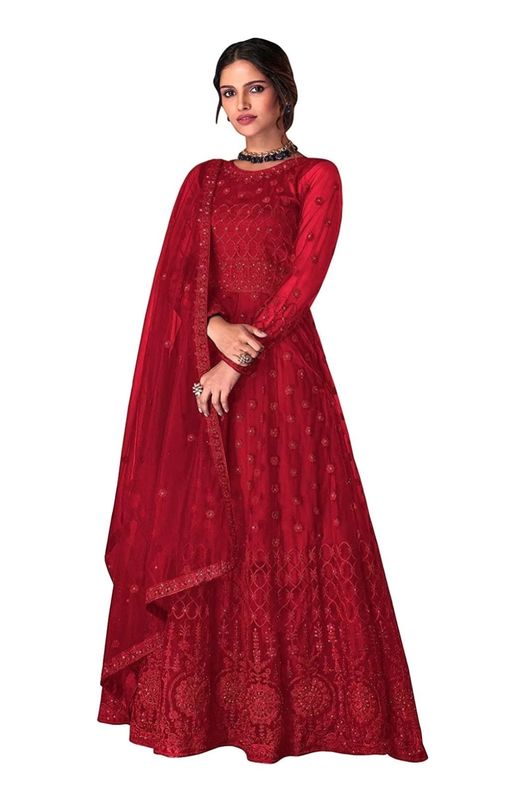 Designer gown duppta set