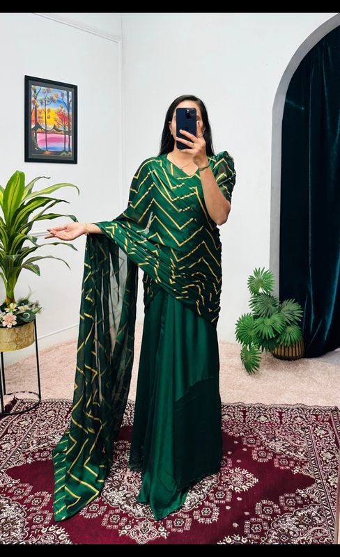 Saree gown Set