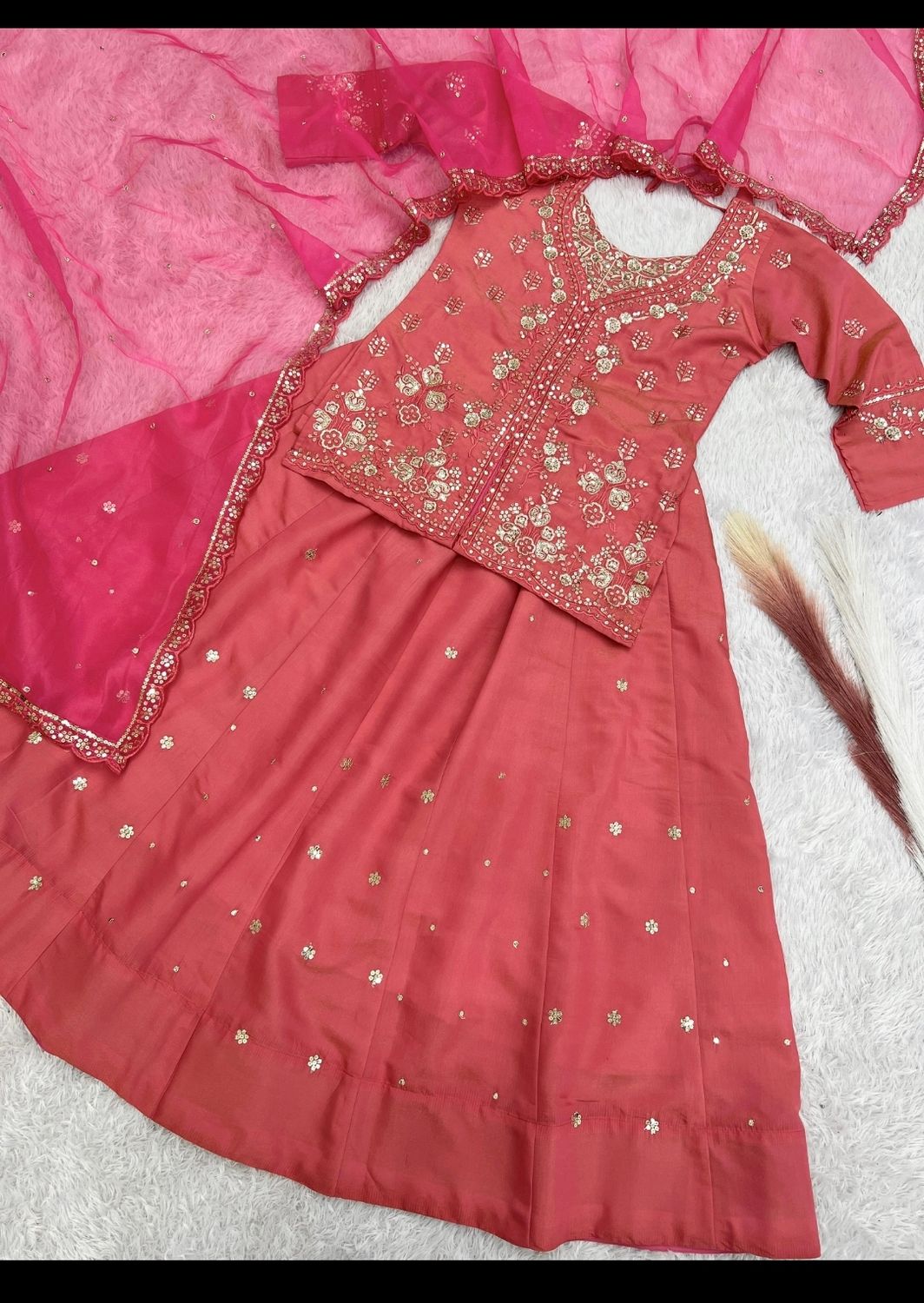 Long top Lehenga sets