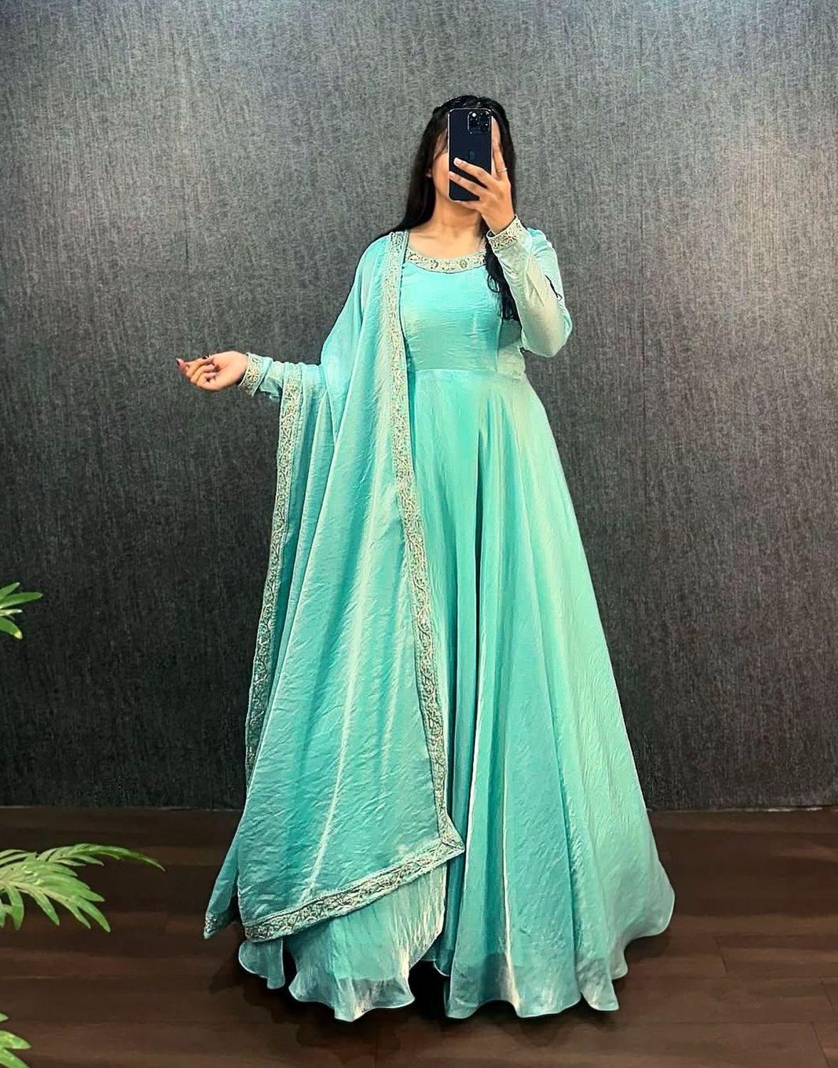 Gown duppata sets