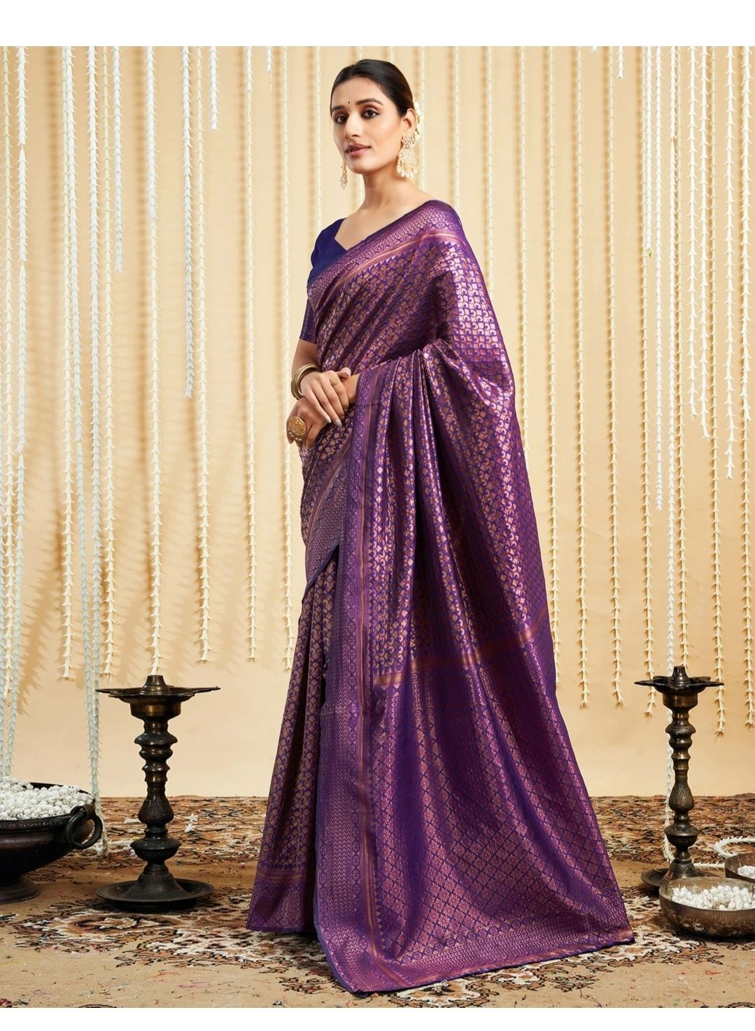 Kanjivaram Silk Blend Saree