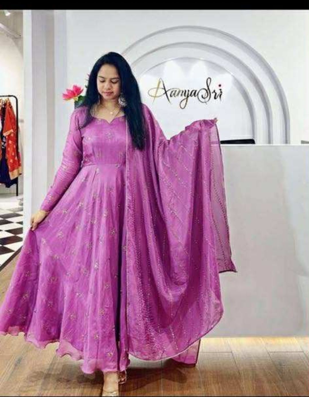 Gown duppata sets