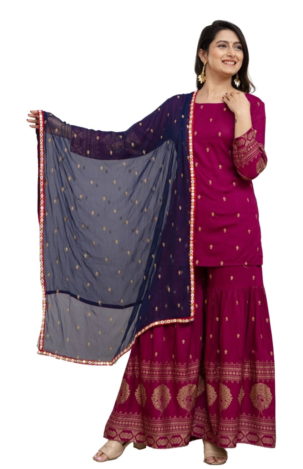Sharara/palazzo set (plus sizes)