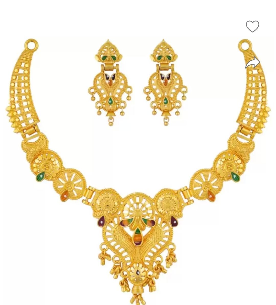 Gold necklace  set