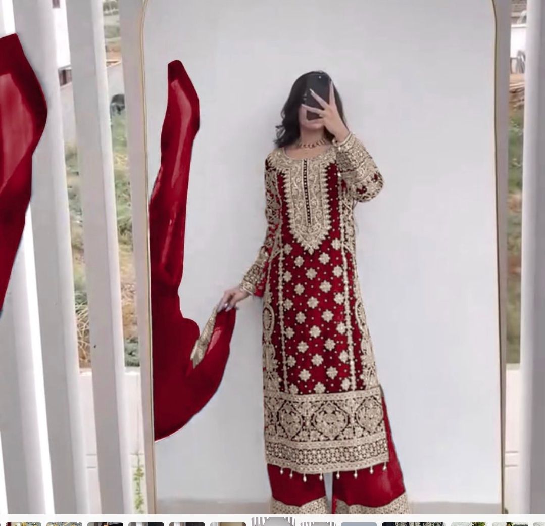 Salwaar set (plus sizes)